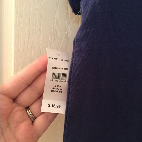 Baby Gap Girl Mermaid in Training Short Sleeve Blue Top Shirt babyGap Size 3 NWT - Picture 6 of 6